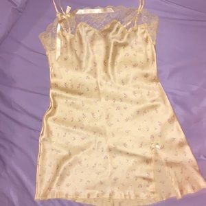 Victoria’s Secret Satin and Lace Slip